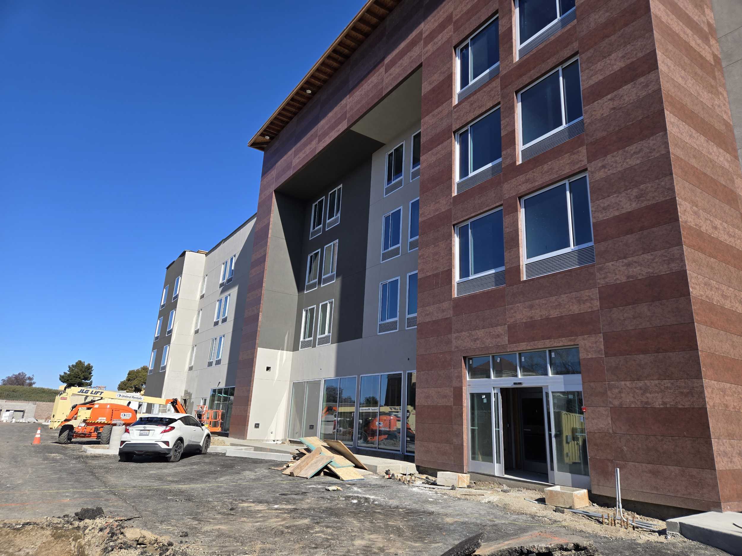 City construction scene